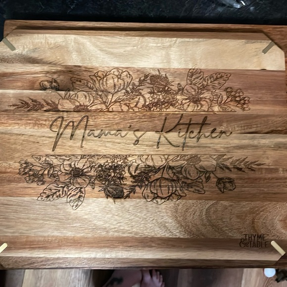 Hand engraved cutting board! - Picture 2 of 2